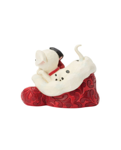 Disney Traditions - Mini 101 Dalmatiens Avec Bonnet De Père Noël