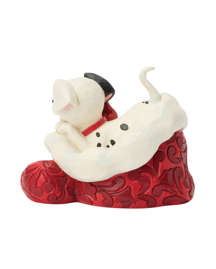 Disney Traditions - Mini 101 Dalmatiens Avec Bonnet De Père Noël
