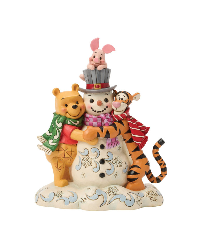 Disney Traditions - Winnie Et Ses Amis Le Bonhomme De Neige