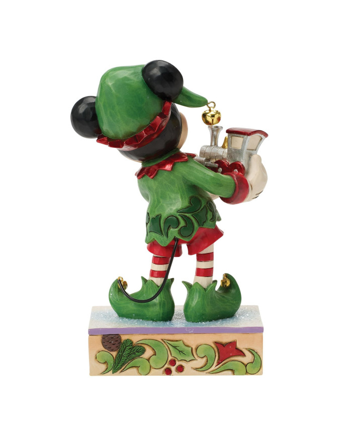 Disney Traditions - Mickey L'elfe Avec Le Train Édition Spéciale