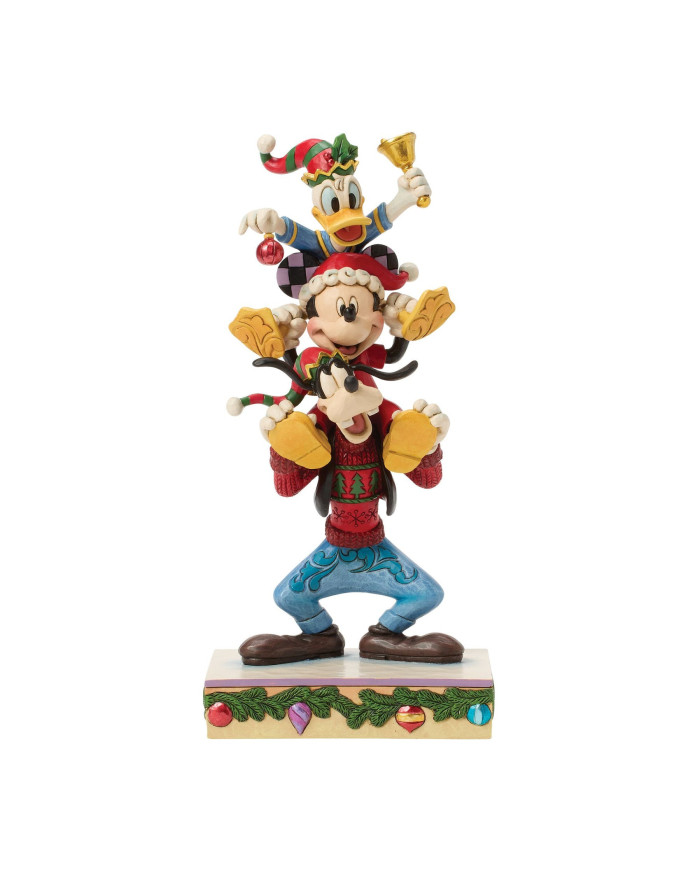 Disney Traditions - Figurine Mickey Donald et Dingo