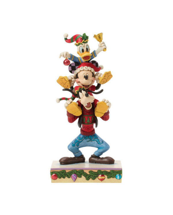 Disney Traditions - Figurine Mickey Donald et Dingo