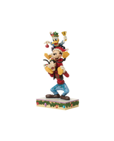 Disney Traditions - Figurine Mickey Donald et Dingo