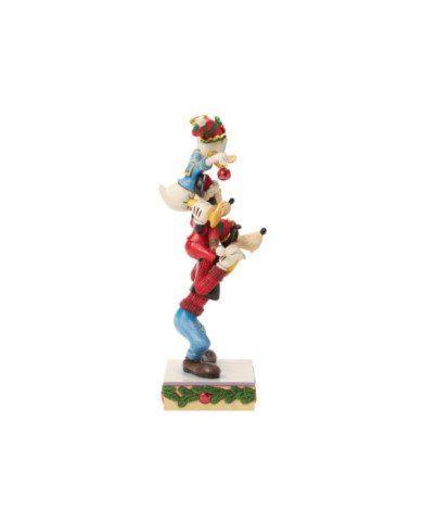 Disney Traditions - Figurine Mickey Donald et Dingo
