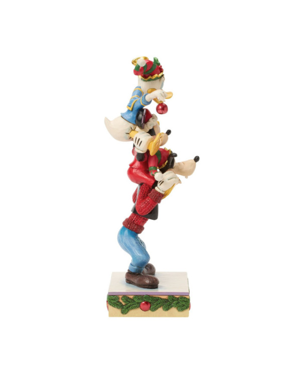 Disney Traditions - Figurine Mickey Donald et Dingo