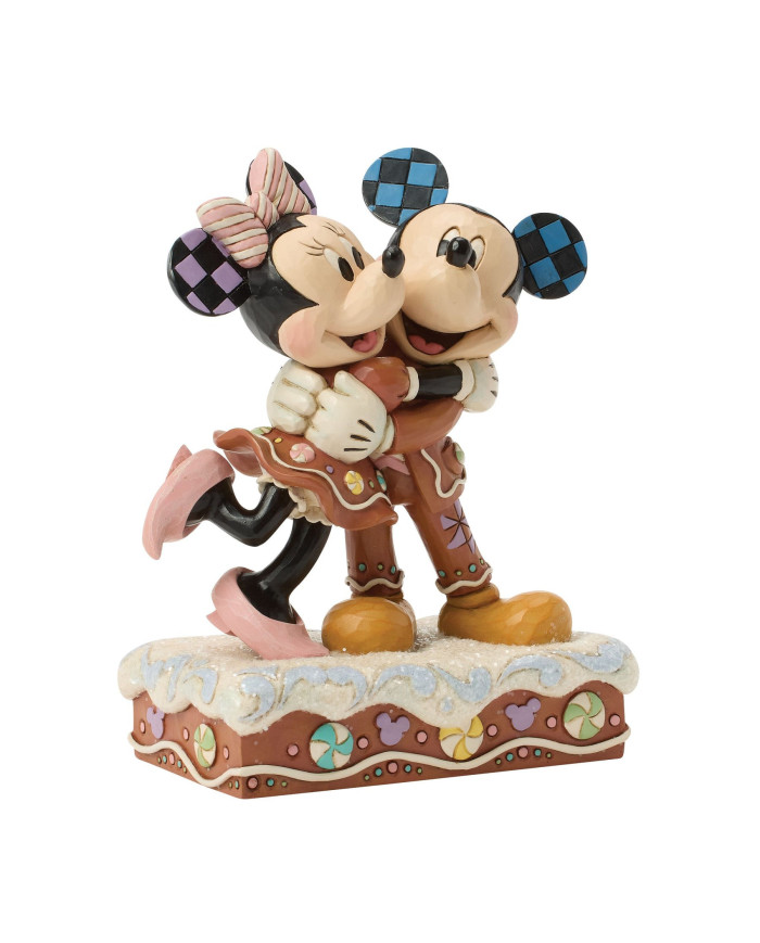 Disney Traditions - Figurine Mickey et Minnie Pain d'épice