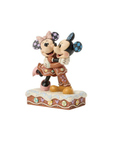 Disney Traditions - Figurine Mickey et Minnie Pain d'épice