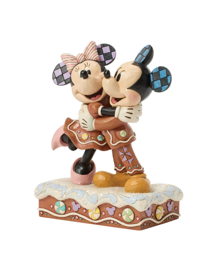 Disney Traditions - Figurine Mickey et Minnie Pain d'épice