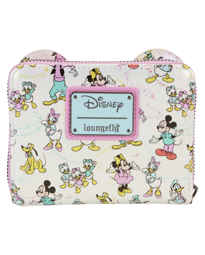 Portefeuille Loungefly - Disney 100 Mickey & Friends AOP Iridescent