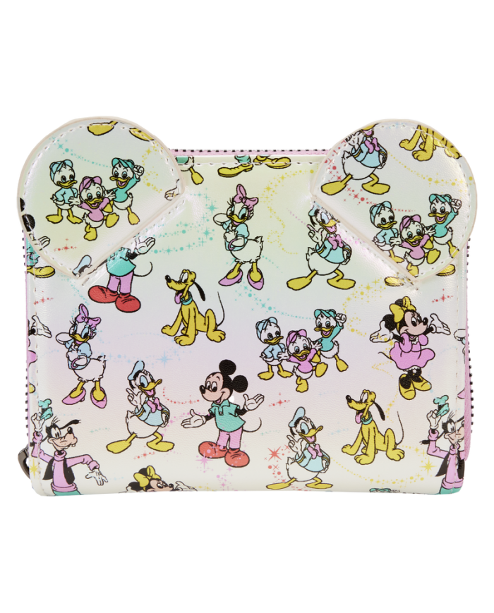 Portefeuille Loungefly - Disney 100 Mickey & Friends AOP Iridescent