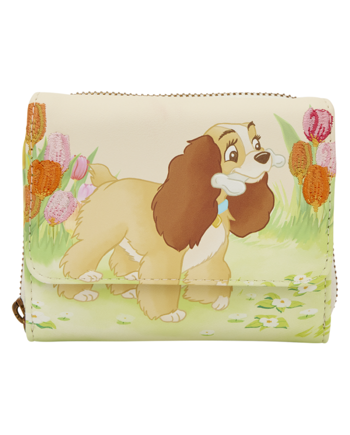 Portefeuille Loungefly - La Belle et le Clochard Pastel Tulip
