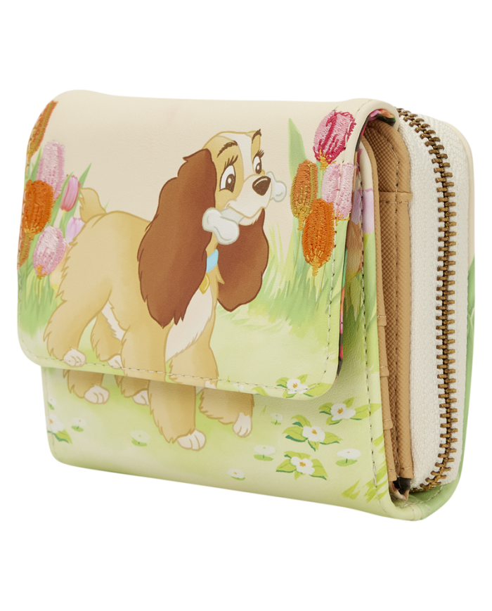 Portefeuille Loungefly - La Belle et le Clochard Pastel Tulip