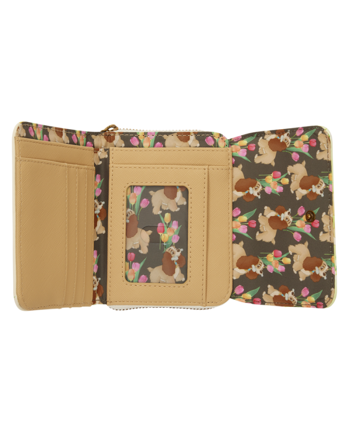 Portefeuille Loungefly - La Belle et le Clochard Pastel Tulip