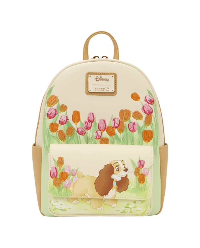 Sac à dos Loungefly - La Belle et le Clochard Pastel Tulip