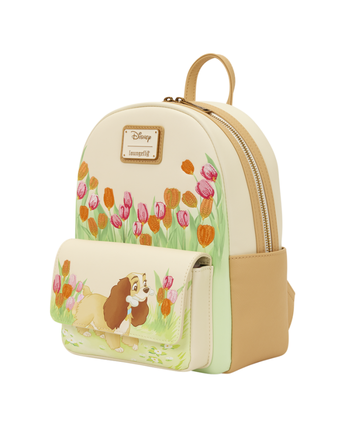 Sac à dos Loungefly - La Belle et le Clochard Pastel Tulip
