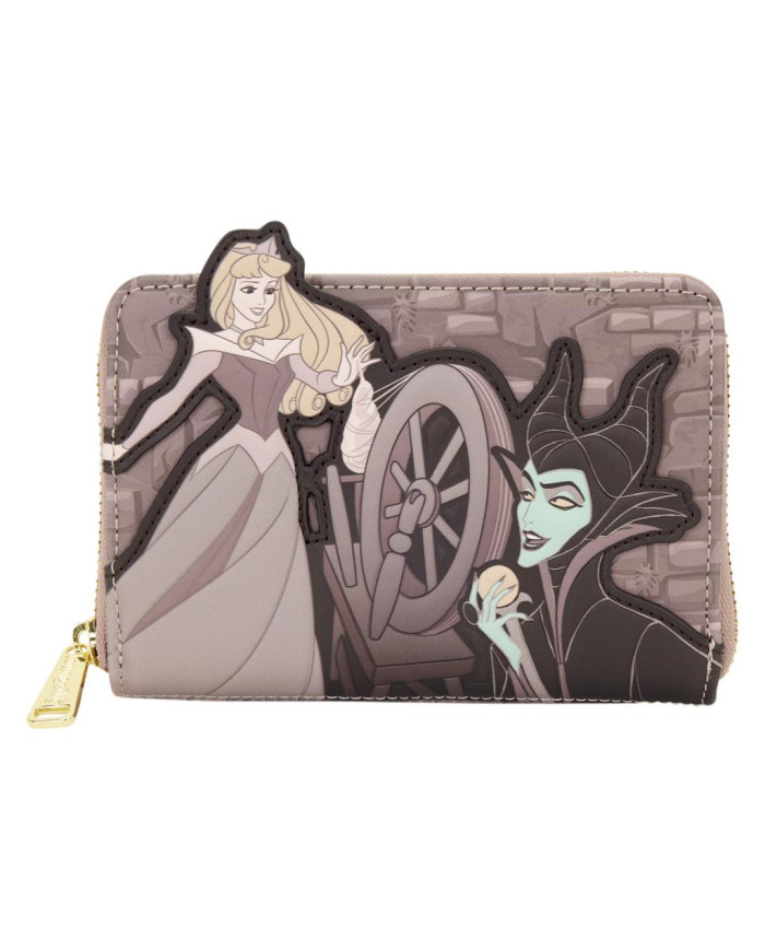 Portefeuille Loungefly - La Belle au Bois Dormant & Maléfique Spinning Wheel
