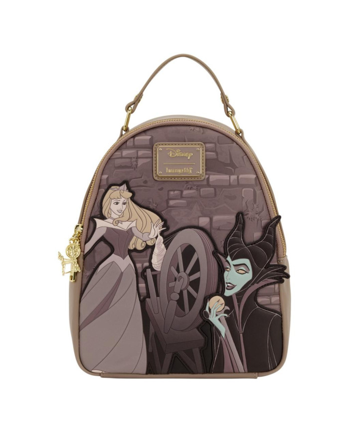 Sac à dos Loungefly - La Belle au Bois Dormant & Maléfique Spinning Wheel