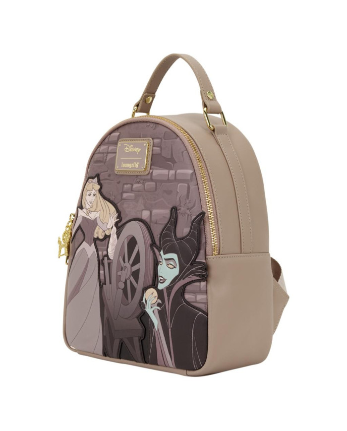 Sac à dos Loungefly - La Belle au Bois Dormant & Maléfique Spinning Wheel