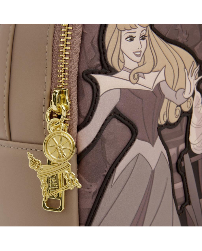 Sac à dos Loungefly - La Belle au Bois Dormant & Maléfique Spinning Wheel