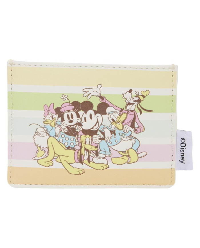Porte-cartes Loungefly - Mickey & Friends Rainbow Stripes