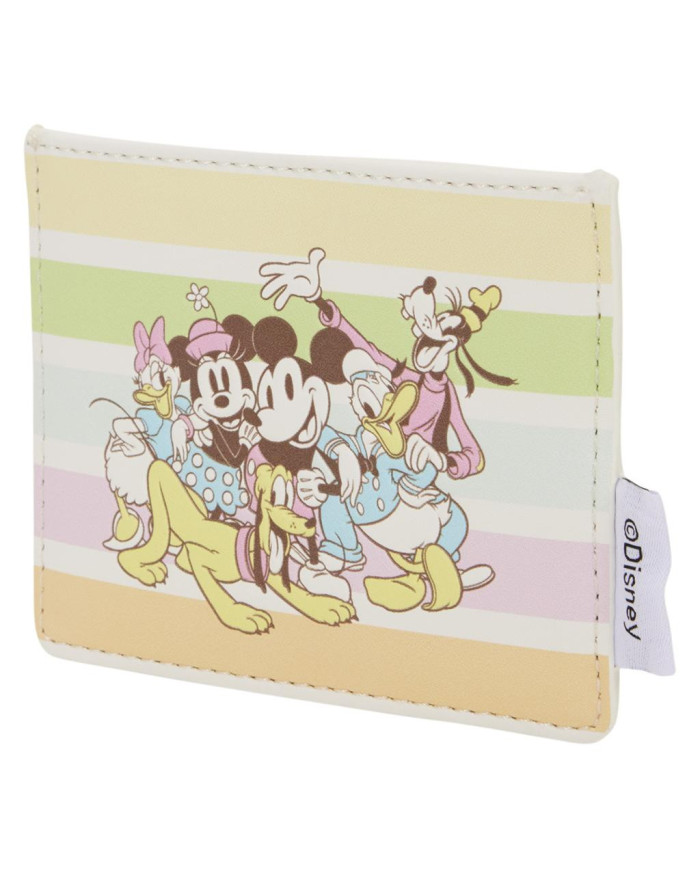 Porte-cartes Loungefly - Mickey & Friends Rainbow Stripes