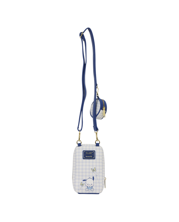 Sac à bandoulière Loungefly - Sanrio Pochacco Gingham Cellphone