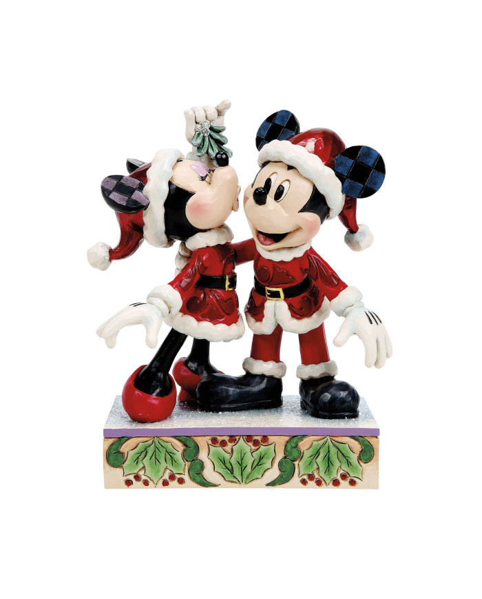 Disney Traditions - Figurine Mickey et Minnie sous le Gui