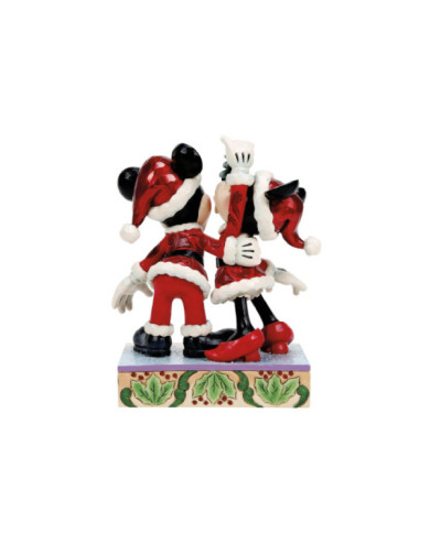 Disney Traditions - Figurine Mickey et Minnie sous le Gui