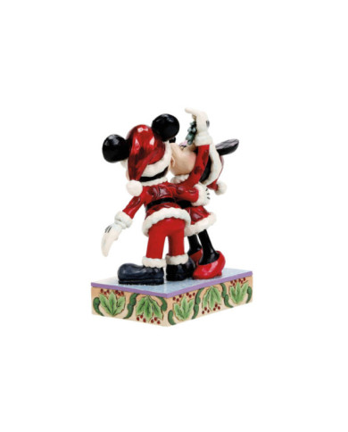 Disney Traditions - Figurine Mickey et Minnie sous le Gui