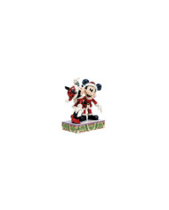Disney Traditions - Figurine Mickey et Minnie sous le Gui