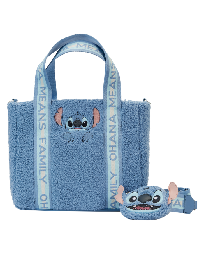 Tote Bag Loungefly - Stitch Plush Sherpa Cosplay