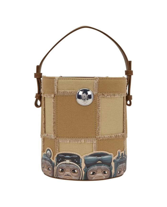 Sac à bandoulière Loungefly - The Mandalorian Grogu & Anzellan Drawstring Bucket