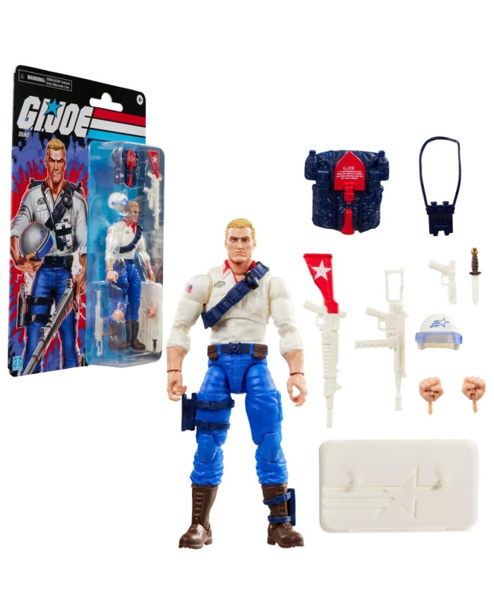 Figurine G.I. Joe Duke Hasbro Classified Retro Cardback 15cm