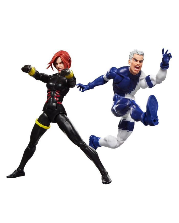 Figurines Black Widow & Quicksilver Hasbro Marvel Legends