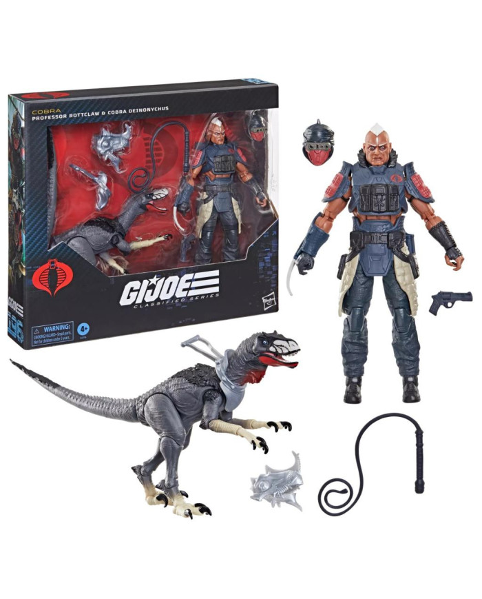 Figurine G.I. Joe Classified Rottclaw & Deinonychus Hasbro