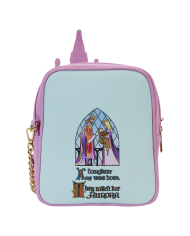 Sac à bandoulière Loungefly - Le Belle au Bois Dormant Castle Three Good Fairies Stained Glass