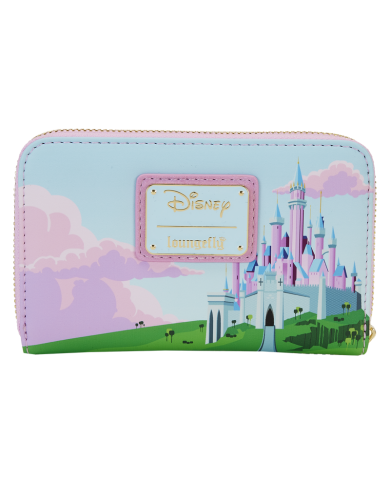 Portefeuille Loungefly - Le Belle au Bois Dormant Castle Three Good Fairies Stained Glass