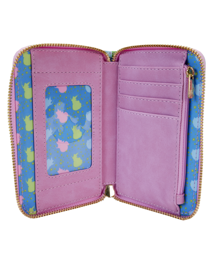 Portefeuille Loungefly - Le Belle au Bois Dormant Castle Three Good Fairies Stained Glass