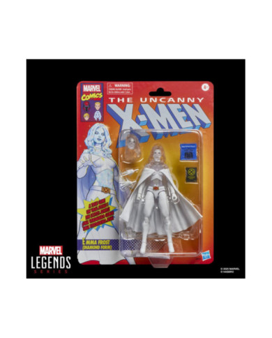Figurine Marvel Legends Emma Frost Forme Diamant Hasbro 15cm