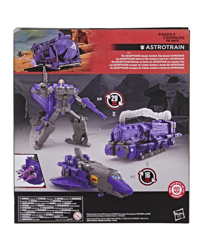 Figurine Transformers Astrotrain Studio Series - Hasbro