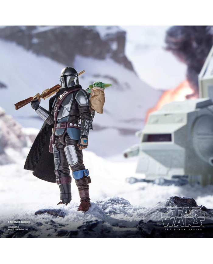 Figurine Mandalorian & Grogu Vintage Collection Star Wars Hasbro 10cm