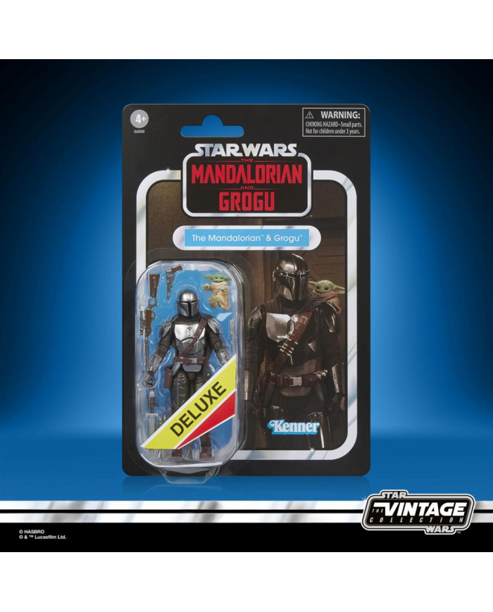 Figurine Mandalorian & Grogu Vintage Collection Star Wars Hasbro 10cm