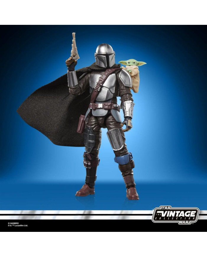 Figurine Mandalorian & Grogu Vintage Collection Star Wars Hasbro 10cm