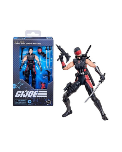 Figurine articulée G.I. Joe Classified Series Snake Eyes (Dawn Moreno)