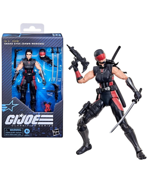 Figurine articulée G.I. Joe Classified Series Snake Eyes (Dawn Moreno)