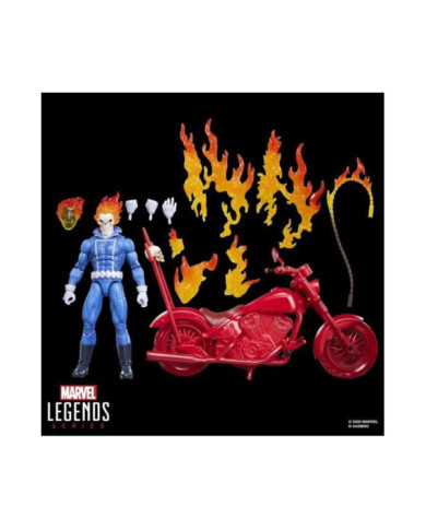 Figurine Ghost Rider avec Moto Marvel Legends Series Hasbro