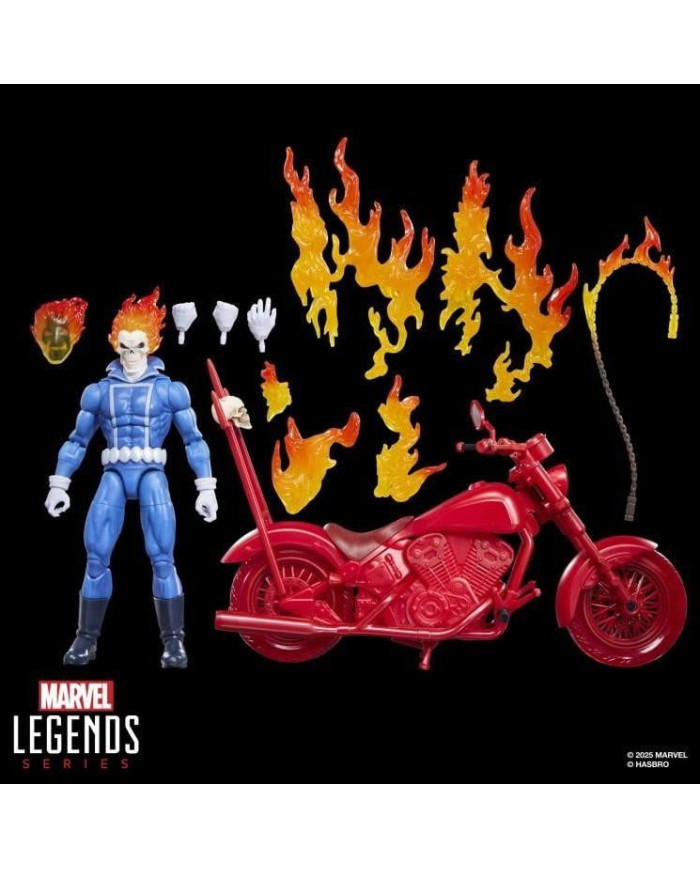 Figurine Ghost Rider avec Moto Marvel Legends Series Hasbro