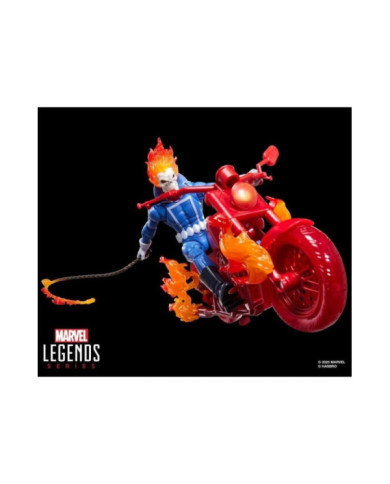 Figurine Ghost Rider avec Moto Marvel Legends Series Hasbro
