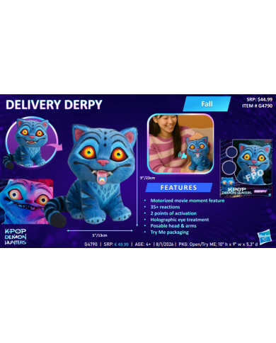 Figurine K-POP Demon Hunters Hasbro Delivery Derpy 23cm