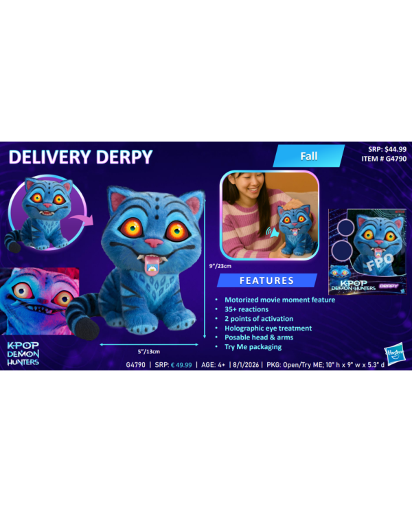 Figurine K-POP Demon Hunters Hasbro Delivery Derpy 23cm